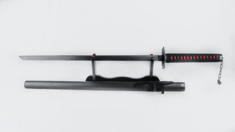 Zangetsu Medium Black Katana