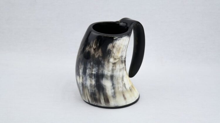 Genuine Natural Horn Drinking Tankard - Image 5