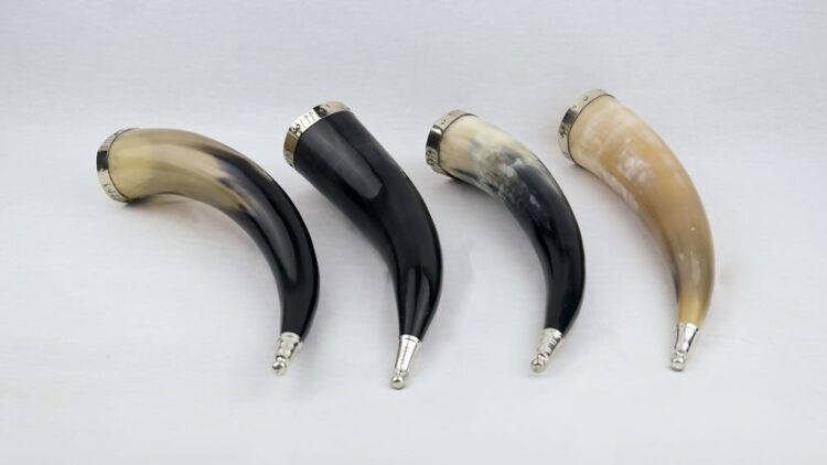 Natural Horn Viking Runes Horn