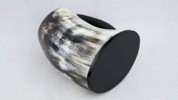 Genuine Natural Horn Drinking Tankard - Image 4