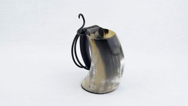 Genuine Natural Horn Drinking Tankard - Image 8