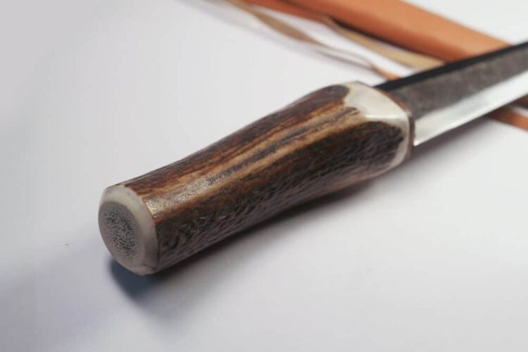 Scottish Dirk with Genuine Stag Antler Handle (Carbon Steel) - Image 2
