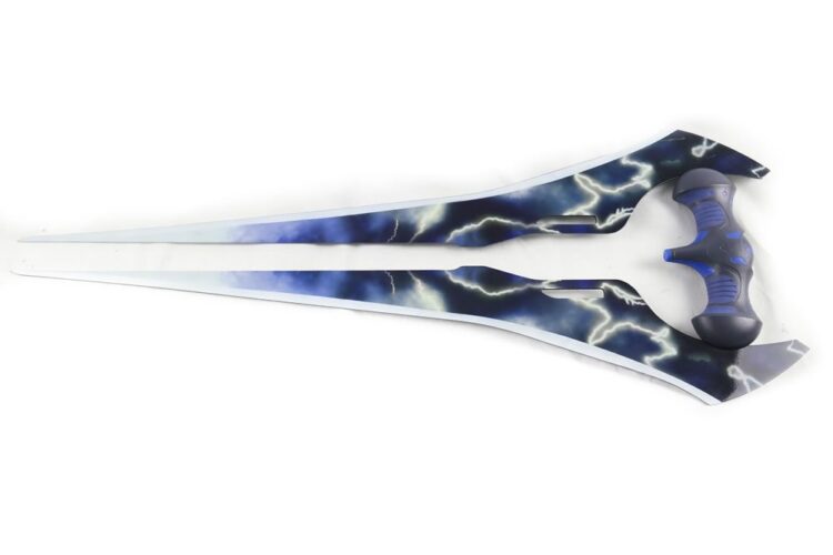 Double Bladed Sword in Metal (Storm)