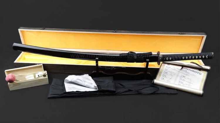'Warriors Demise' Katana in 1060 Clay Tempered Folded Steel - Image 4