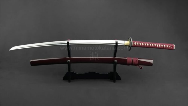 'Warriors Rage in Red' Katana in 1060 - Image 2