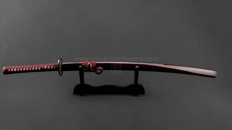 'Warriors Rage in Red' Katana in 1060