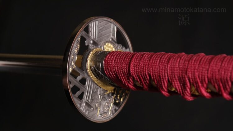'Warriors Rage in Red' Katana in 1060 - Image 7