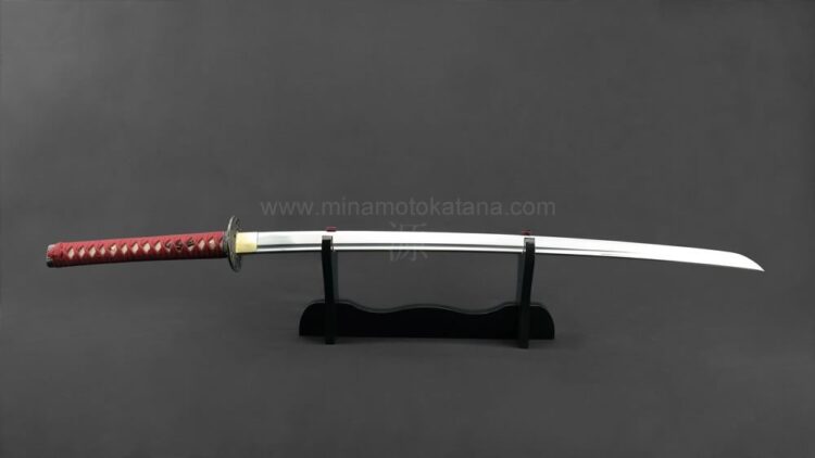 'Ascending Dragon Red' Hand Forged Katana - Image 3
