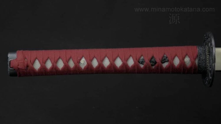 'Ascending Dragon Red' Hand Forged Katana - Image 6