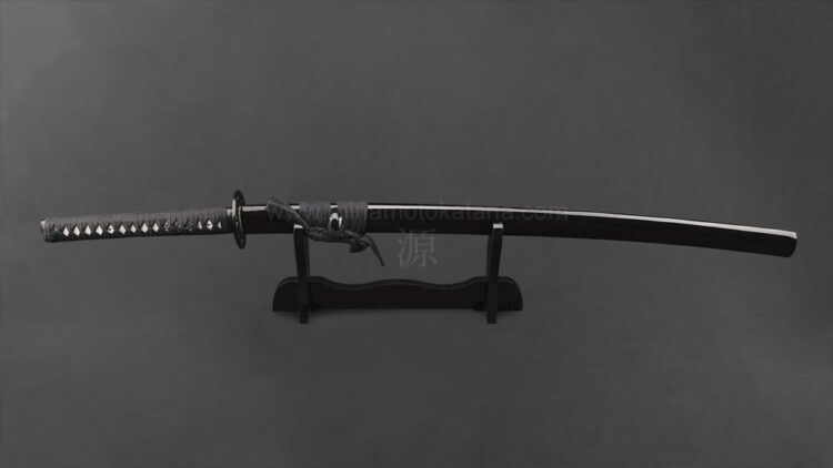 'Dark Tsuki' Hand Forged Katana