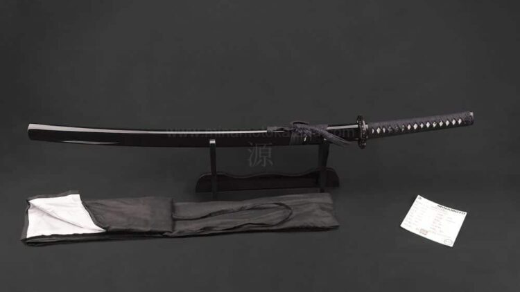'Dark Tsuki' Hand Forged Katana - Image 4