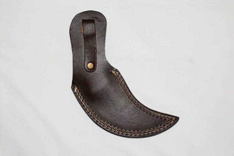 Onyx and Silver Damascus Karambit - Image 5
