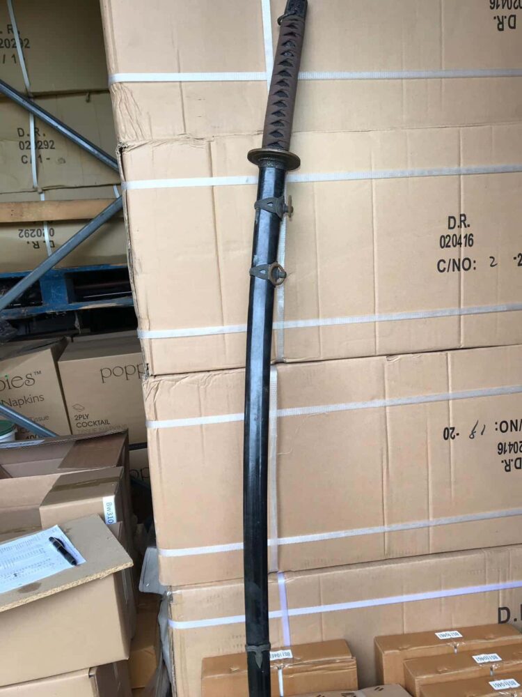 Antiqued 2nd WW Officers Katana - Image 2