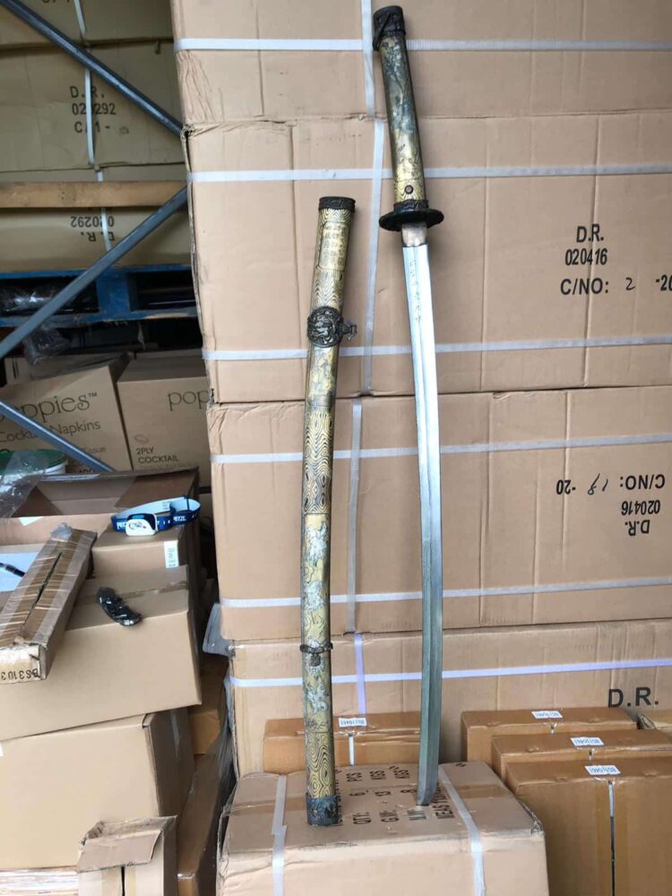 Damascus Katana