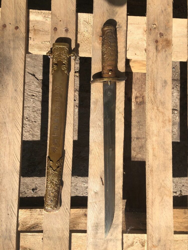 Japanese 1st WW Tanto + Bayonet