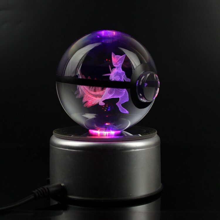 Large Laser Light-Up Ball with Spinning Stand (P)