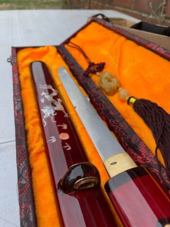 Purple Mother of Pearl Tanto