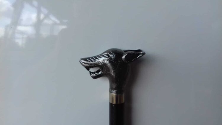 Wolf Walking Stick